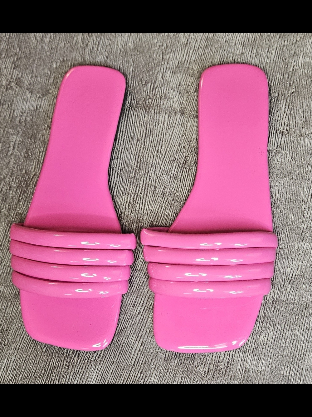 Hot Pink Women's Slide Sandals